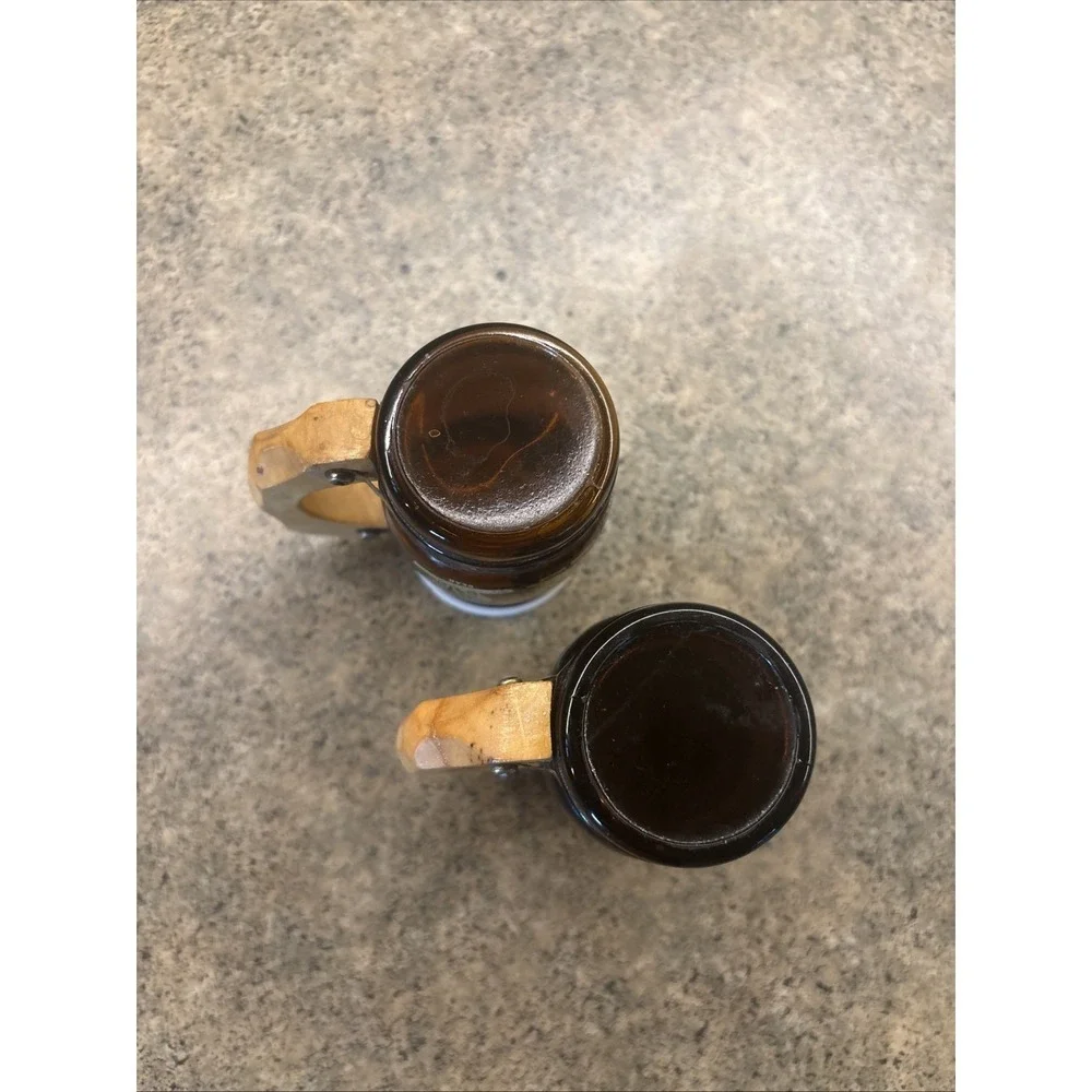 Vintage Beer Mug Yellowstone National Park Salt And Pepper Shaker Set